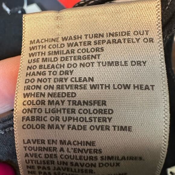 L'AGENCE Margot Skinny Jeans in Noir Black High Rise Stretch Denim Size 26 - Picture 9 of 10